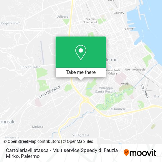 Cartoleriavillatasca - Multiservice Speedy di Fauzia Mirko map