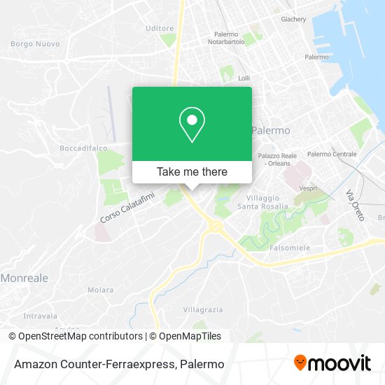 Amazon Counter-Ferraexpress map