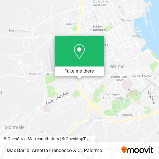 'Max Bar' di Arnetta Francesco & C. map