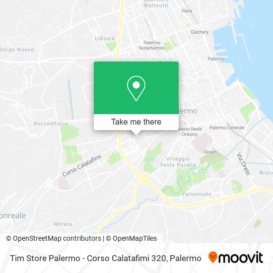Tim Store Palermo - Corso Calatafimi 320 map