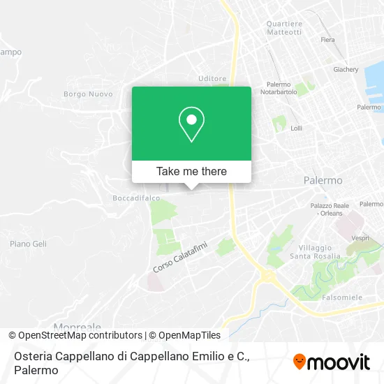 Osteria Cappellano di Cappellano Emilio e C. map