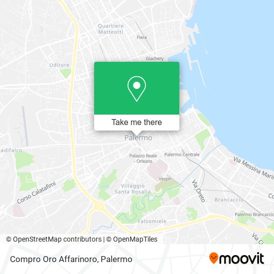 Compro Oro Affarinoro map