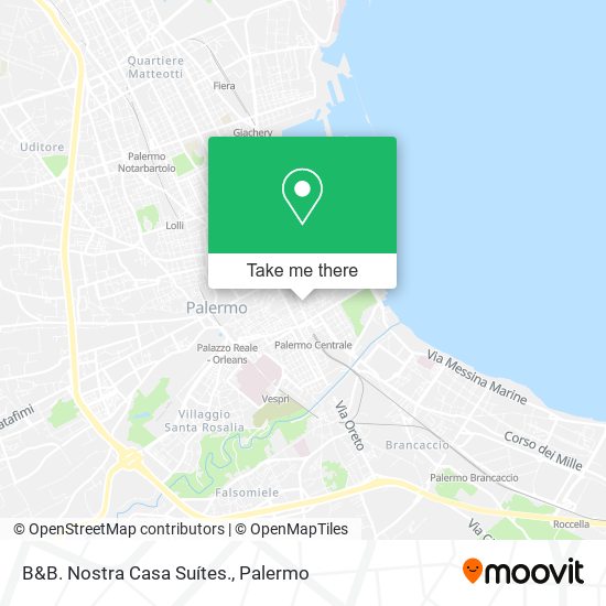 B&B. Nostra Casa Suítes. map
