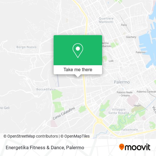 Energetika Fitness & Dance map