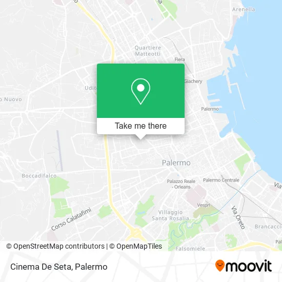 De Seta Cinema map