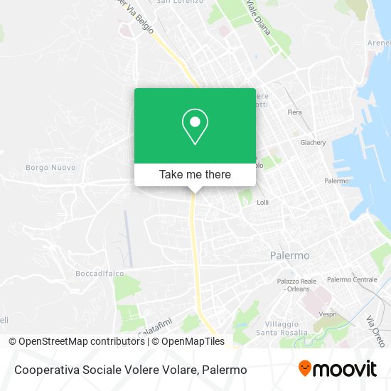 Cooperativa Sociale Volere Volare map
