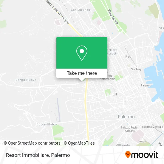 Resort Immobiliare map