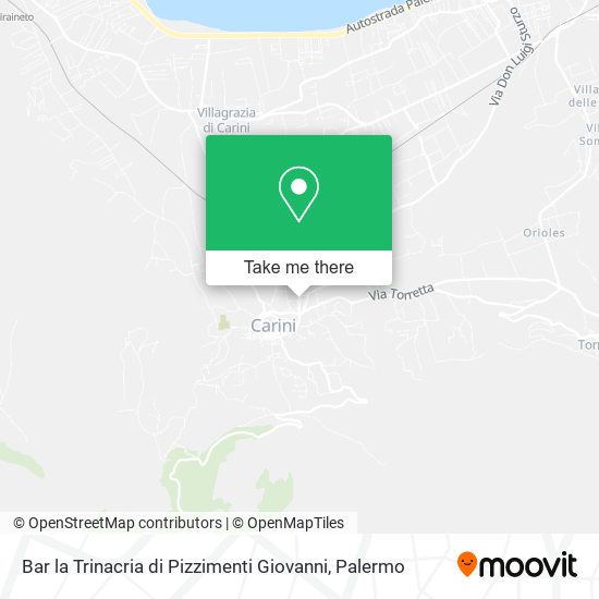 Bar la Trinacria di Pizzimenti Giovanni map