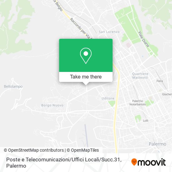Poste e Telecomunicazioni / Uffici Locali / Succ.31 map