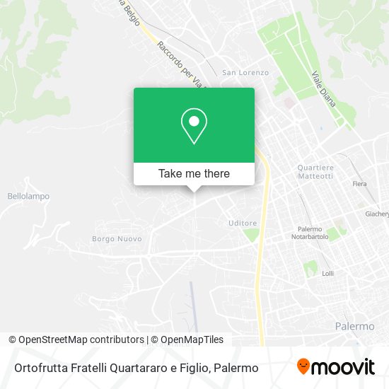 Ortofrutta Fratelli Quartararo e Figlio map