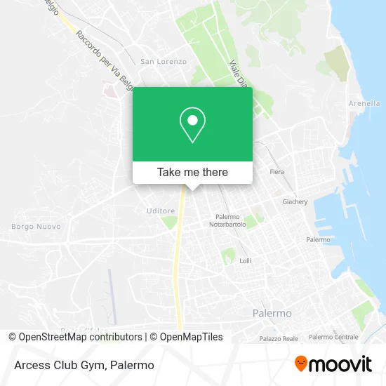 Arcess Club Gym map