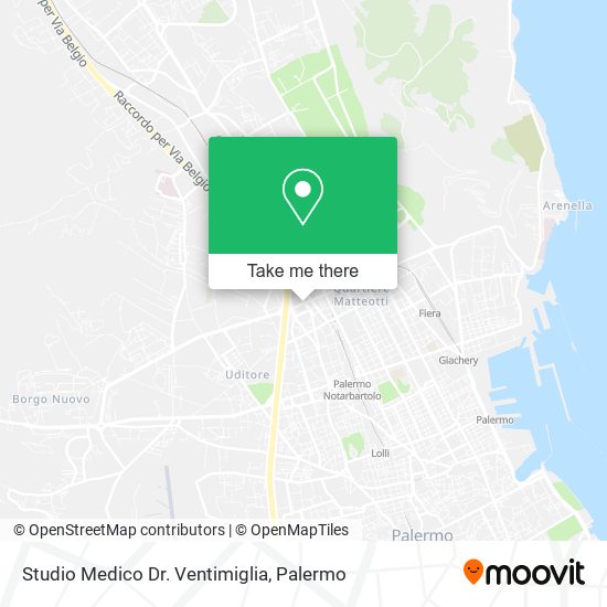Studio Medico Dr. Ventimiglia map