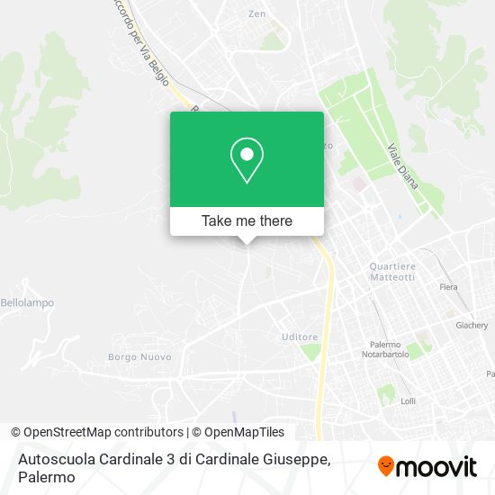 Autoscuola Cardinale 3 di Cardinale Giuseppe map