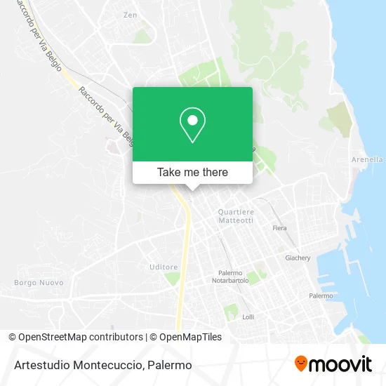 Artestudio Montecuccio map