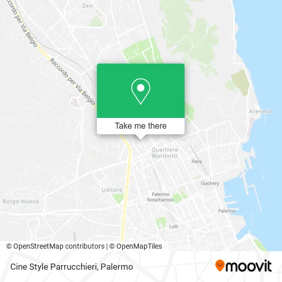 Cine Style Parrucchieri map