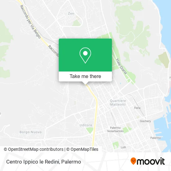 Centro Ippico le Redini map