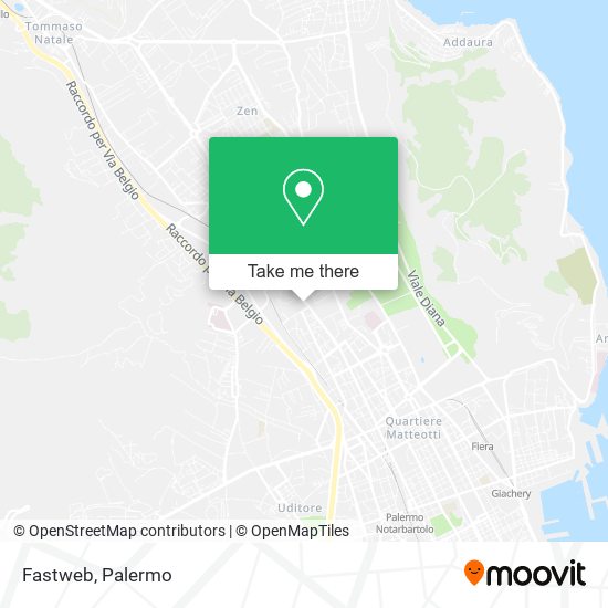 Fastweb map