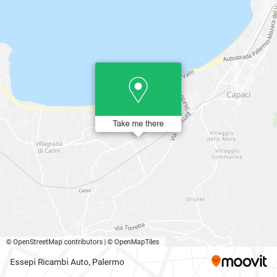 Essepi Ricambi Auto map