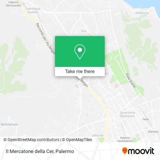 Il Mercatone della Cer map
