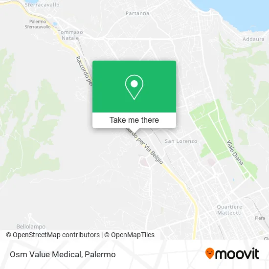 Osm Value Medical map