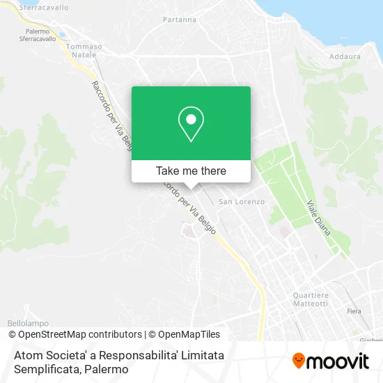 Atom Societa' a Responsabilita' Limitata Semplificata map
