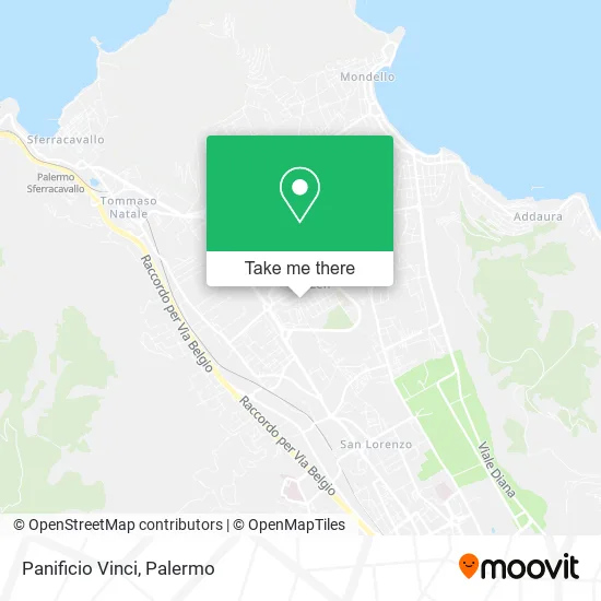 Panificio Vinci map