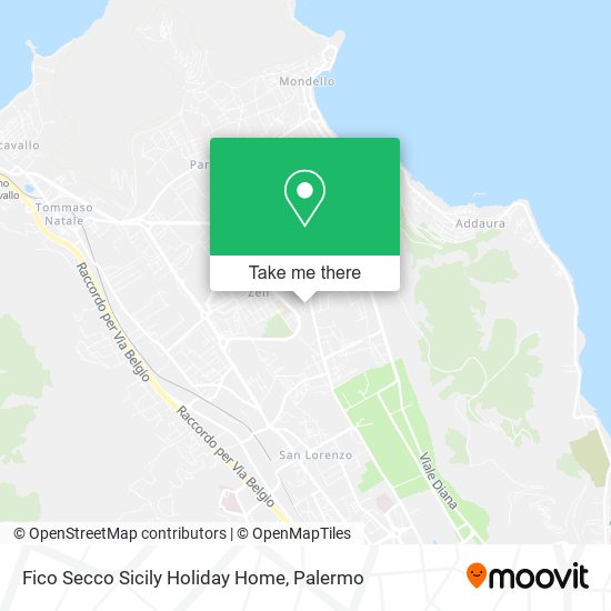 Fico Secco Sicily Holiday Home map