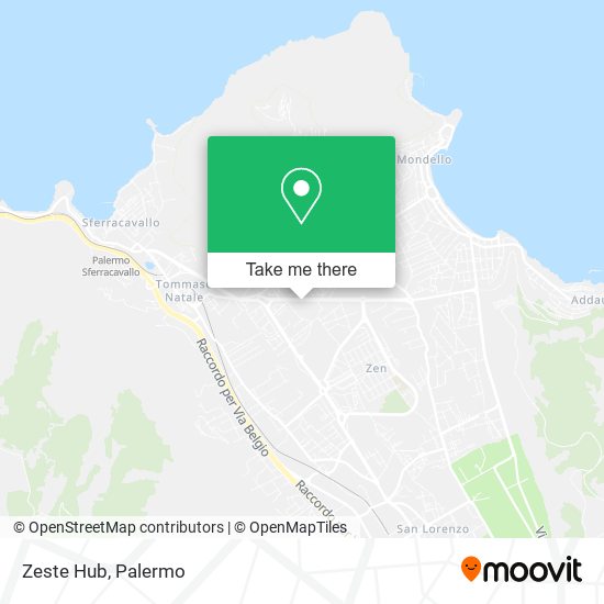 Zeste Hub map