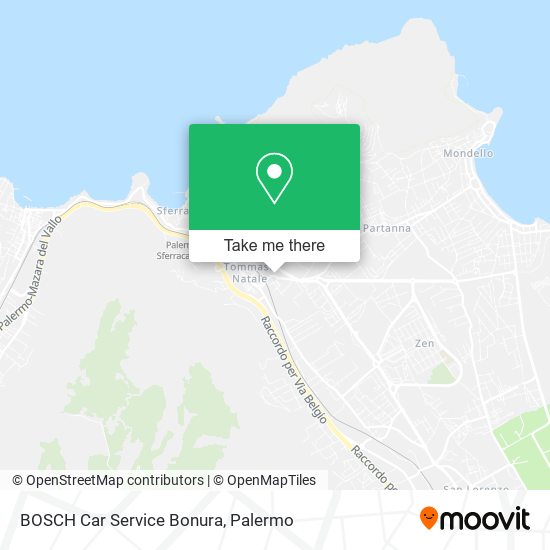 BOSCH Car Service Bonura map