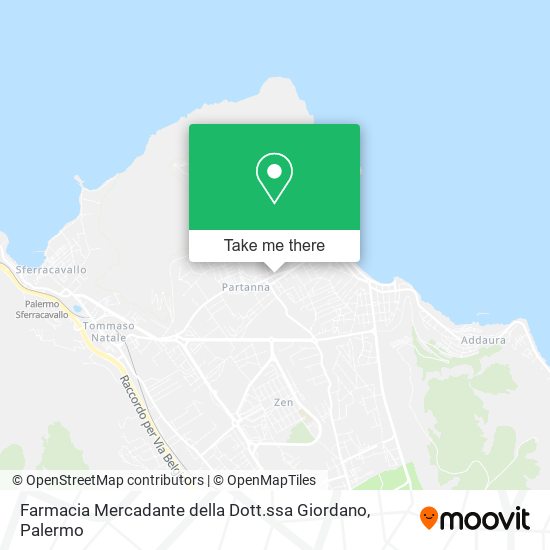 Farmacia Mercadante della Dott.ssa Giordano map