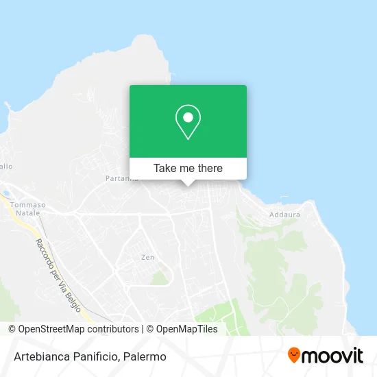 Artebianca Bakery map