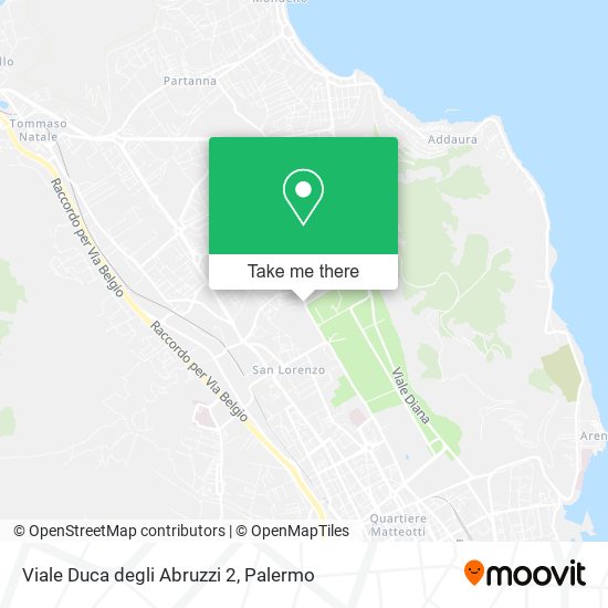 Viale Duca degli Abruzzi  2 map