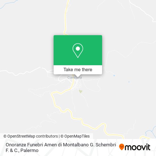 Onoranze Funebri Amen di Montalbano G. Schembri F. & C. map