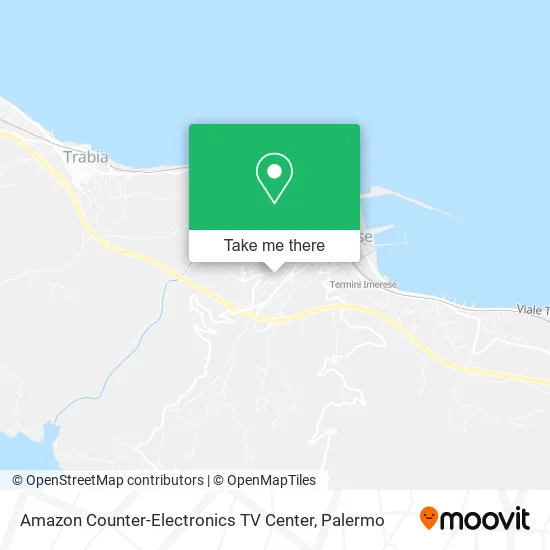 Amazon Counter-Electronics TV Center map