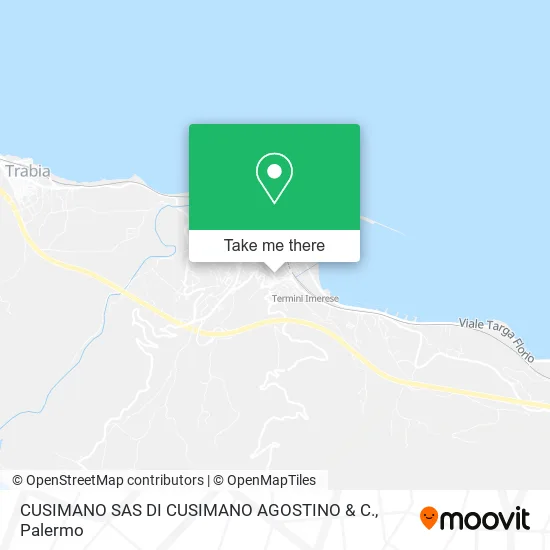 CUSIMANO SAS DI CUSIMANO AGOSTINO & C. map