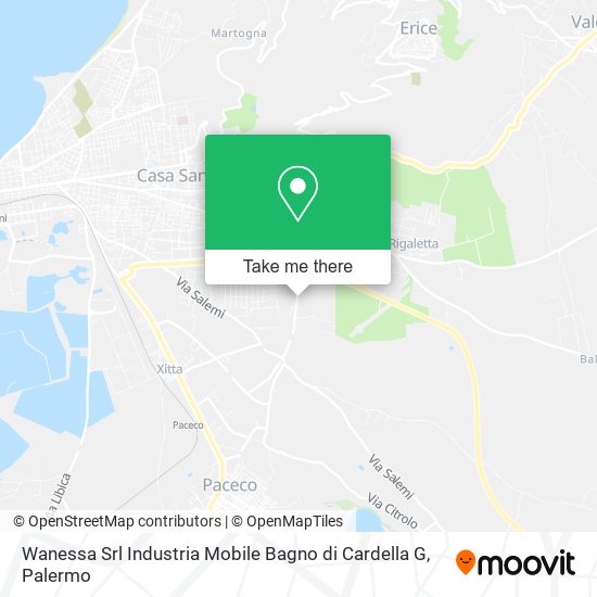 Wanessa Srl Industria Mobile Bagno di Cardella G map