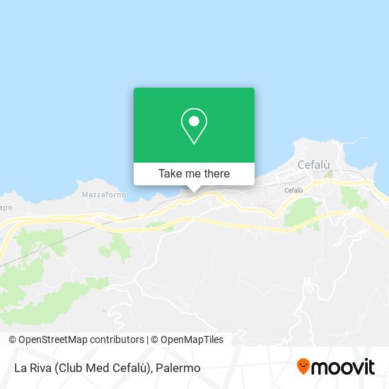 La Riva (Club Med Cefalù) map