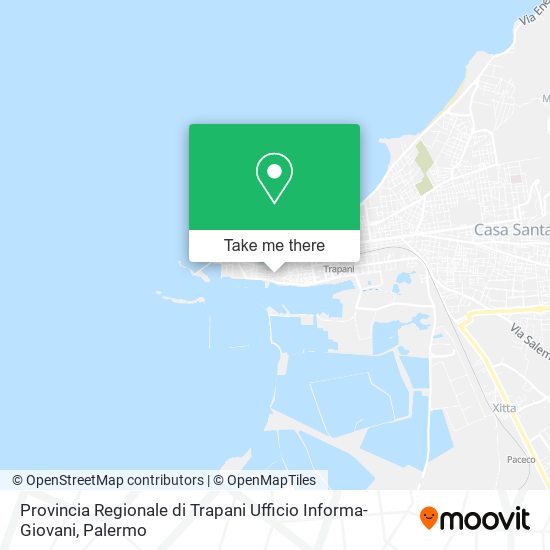 Provincia Regionale di Trapani Ufficio Informa-Giovani map