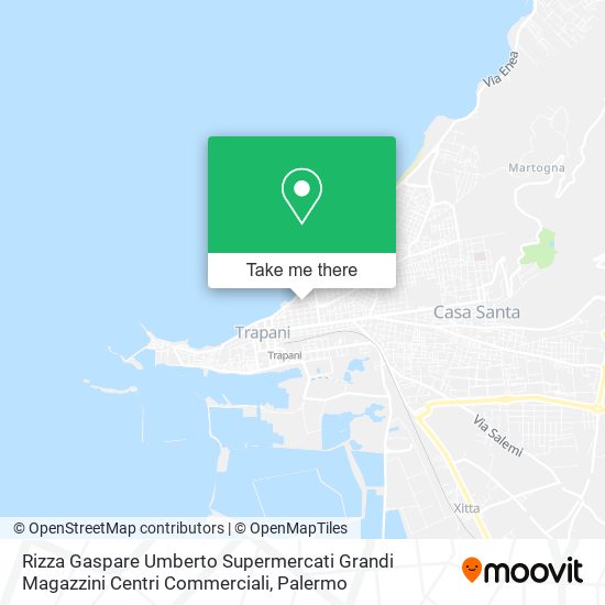 Rizza Gaspare Umberto Supermercati Grandi Magazzini Centri Commerciali map