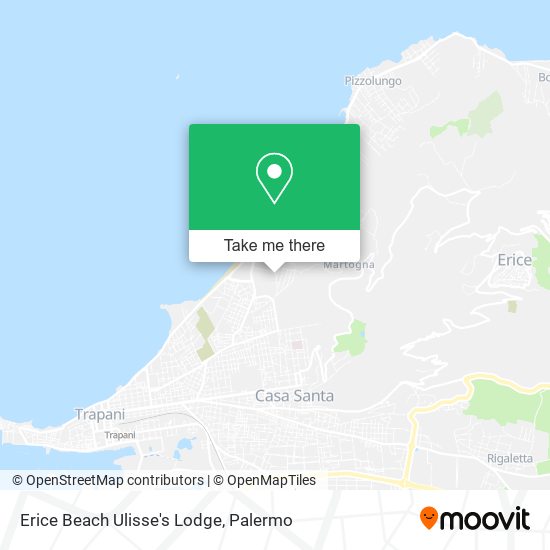 Erice Beach Ulisse's Lodge map