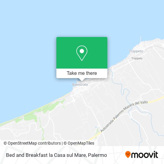 Bed and Breakfast la Casa sul Mare map