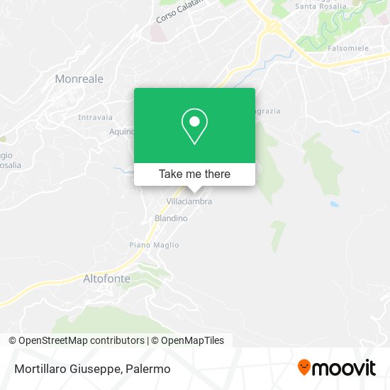 Mortillaro Giuseppe map