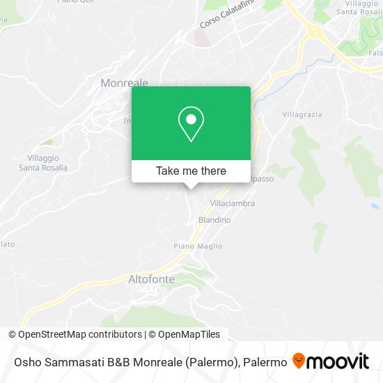 Osho Sammasati B&B Monreale (Palermo) map