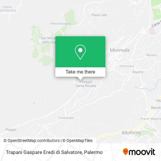 Trapani Gaspare Eredi di Salvatore map