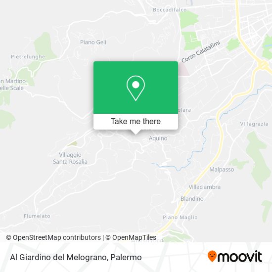 Al Giardino del Melograno map