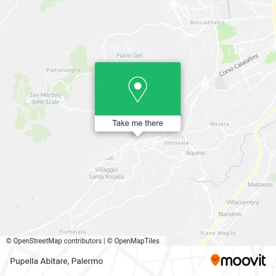 Pupella Abitare map