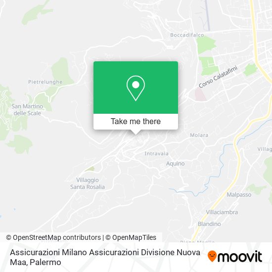 Assicurazioni Milano Assicurazioni Divisione Nuova Maa map