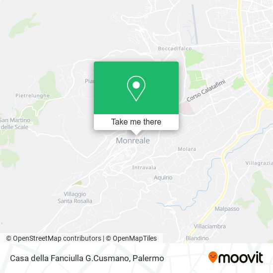 Casa della Fanciulla G.Cusmano map