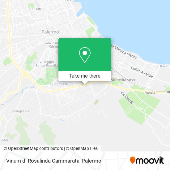 Vinum di Rosalinda Cammarata map