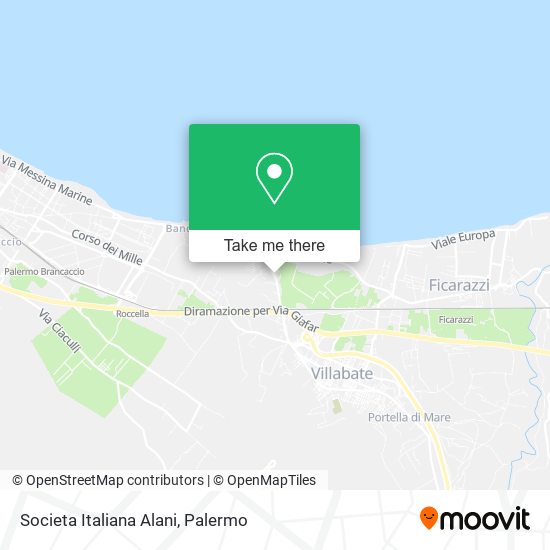 Societa Italiana Alani map